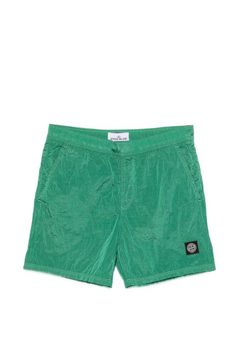 pantaloncini b100004 uomo verdi STONE ISLAND | L1S15 B100004 S0043V005H
